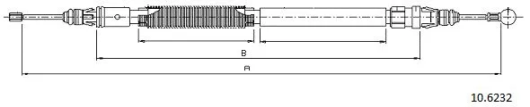 Cable Pull, parking brake (10.6232)