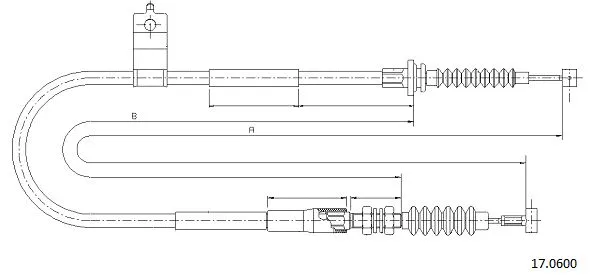 Cable Pull, parking brake (17.0600)