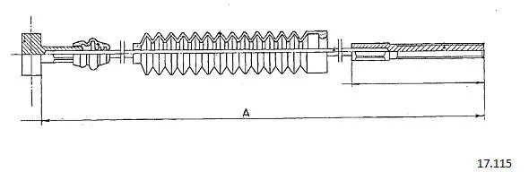 Cable Pull, parking brake (17.115)