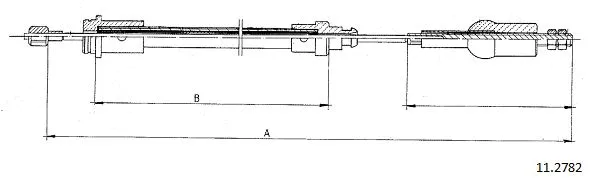 Cable Pull, clutch control (11.2782)