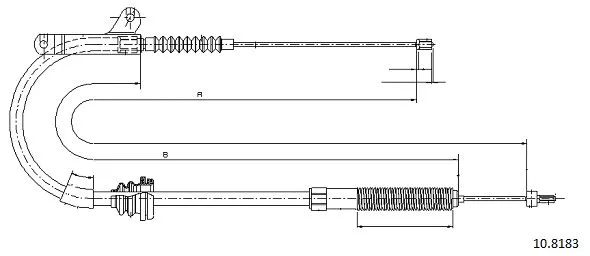 Cable Pull, parking brake (10.8183)