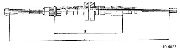 Cable Pull, parking brake (10.6023)