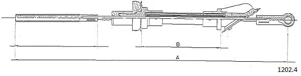 Cable Pull, clutch control (1202.4)