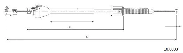 Accelerator Cable (10.0333)