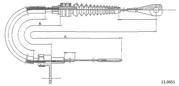 Accelerator Cable (11.0651)