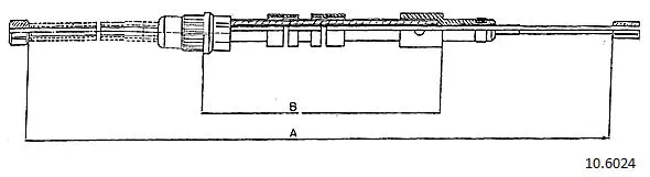 Cable Pull, parking brake (10.6024)