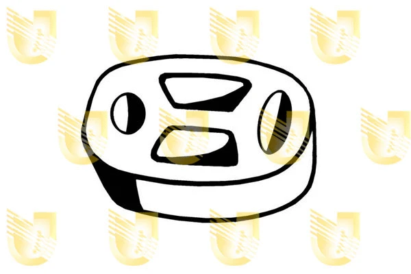 Rubber Strip, exhaust system (165065)