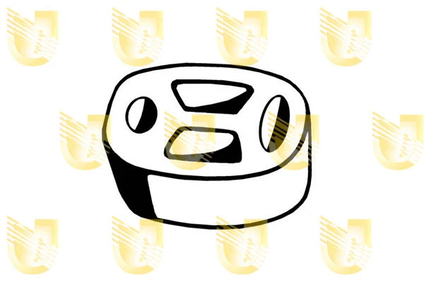 Rubber Strip, exhaust system (165066)