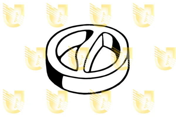 Rubber Strip, exhaust system (165008)