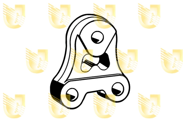 Rubber Strip, exhaust system (165165)