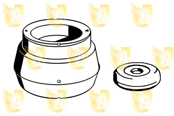 Repair Kit, suspension strut support mount (391168C)
