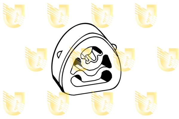 Rubber Strip, exhaust system (165100)