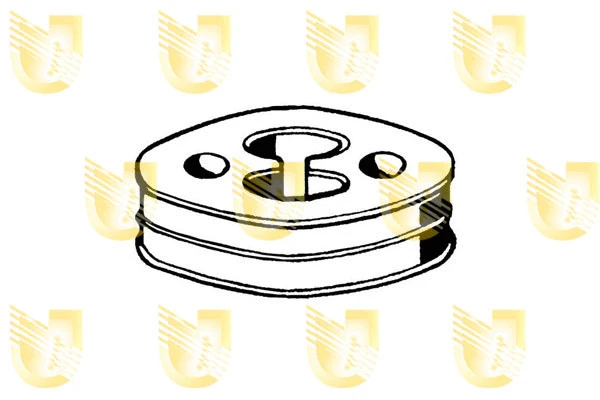 Rubber Strip, exhaust system (165070)