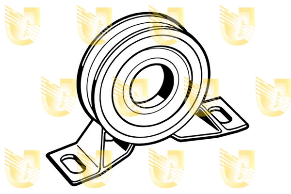 Suspension, propshaft (381404)