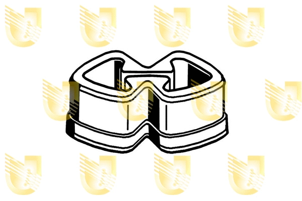 Rubber Strip, exhaust system (165155)