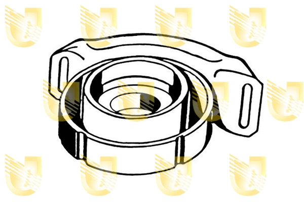Suspension, propshaft (381022)