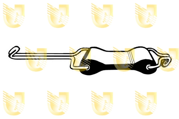 Rubber Strip, exhaust system (165043)