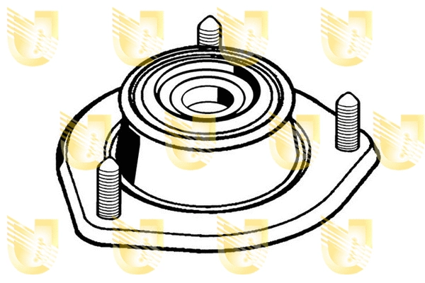 Suspension Strut Support Mount (390136)