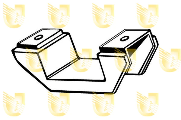 Mounting, leaf spring (390010)