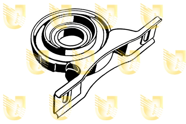 Suspension, propshaft (381005)