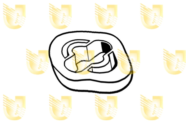 Rubber Strip, exhaust system (165077)