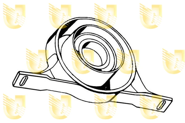 Suspension, propshaft (381007)