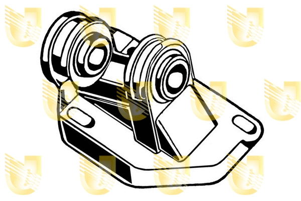 Mounting, steering gear (390017)