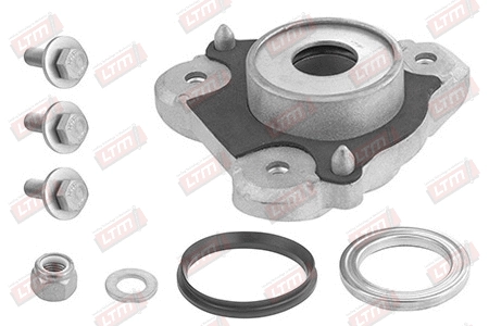 Mounting Set, suspension strut support mount (M04518L)