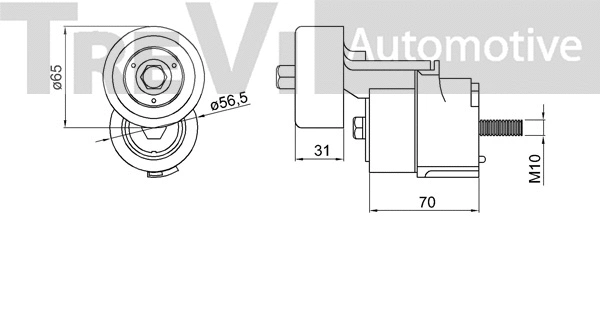 Tensioner Lever, V-ribbed belt