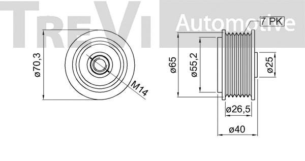 Alternator Freewheel Clutch
