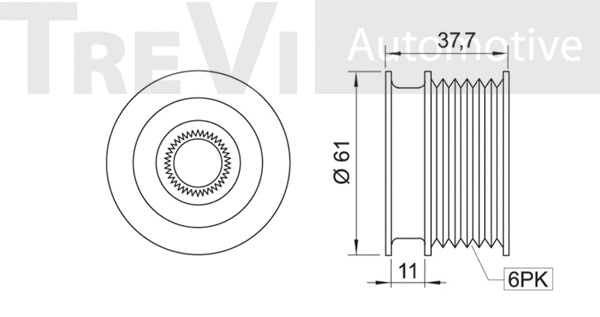Alternator Freewheel Clutch