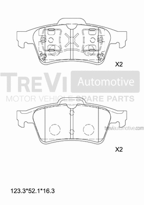 Brake Pad Set, disc brake (PF1158)