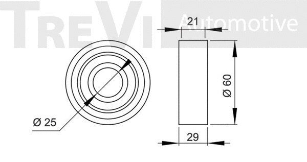 Deflection/Guide Pulley, timing belt