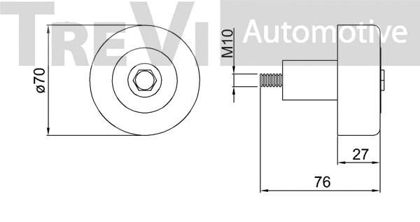 Tensioner Pulley, V-ribbed belt