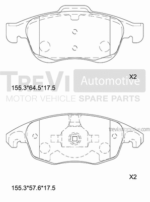 Brake Pad Set, disc brake (PF1331)