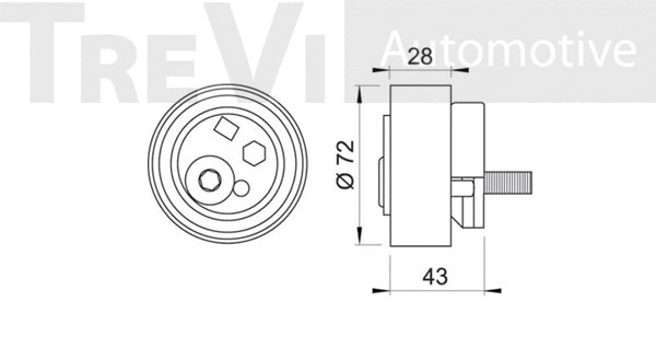Tensioner Pulley, timing belt
