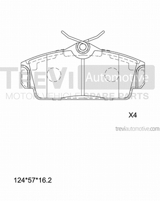 Brake Pad Set, disc brake (PF1028)