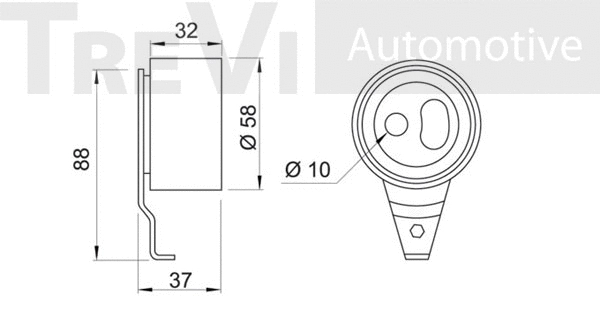 Tensioner Pulley, timing belt