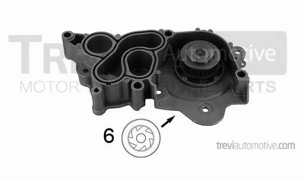 Water Pump, engine cooling (TP1318)