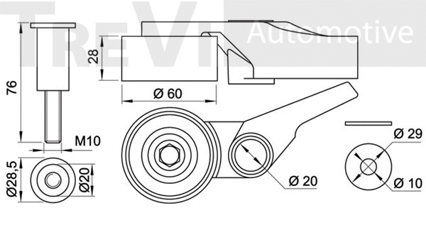 Tensioner Pulley, timing belt