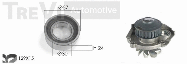 Water Pump & Timing Belt Kit (KD1209HP)