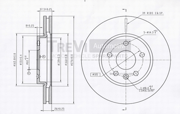 Brake Disc (BD1254)