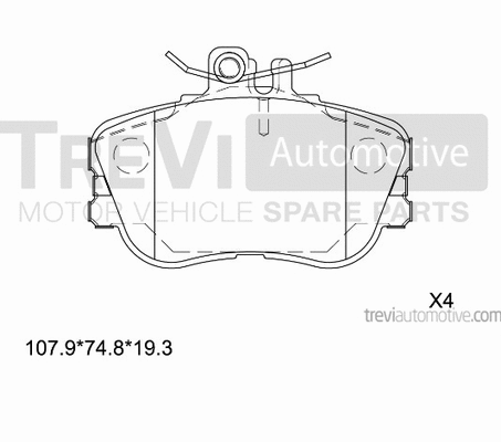 Brake Pad Set, disc brake (PF1592)