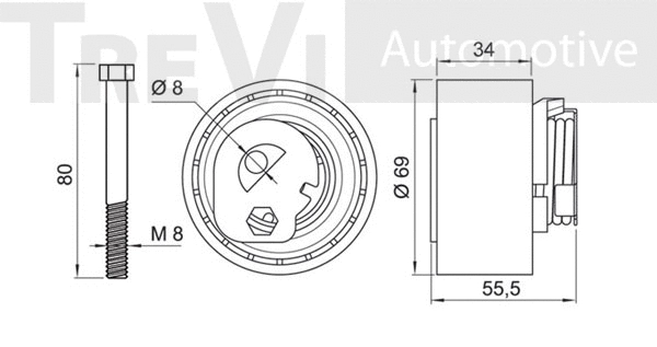 Tensioner Pulley, timing belt