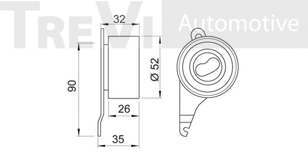 Tensioner Pulley, timing belt