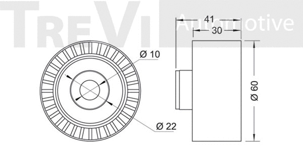 Deflection/Guide Pulley, timing belt