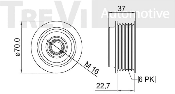 Alternator Freewheel Clutch