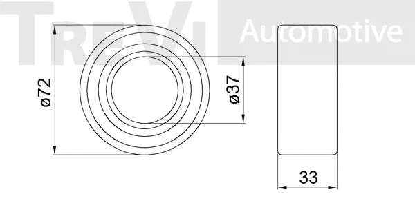 Wheel Bearing Kit (WB1967)