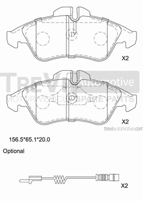 Brake Pad Set, disc brake (PF1618)