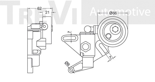 Tensioner Pulley, timing belt